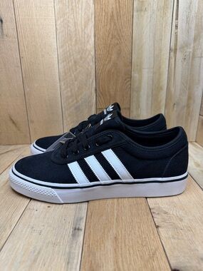 adidas Adi Ease Black/White Casual Shoes Sneakers HQ6432 Men's 8.5/Women's 9.5
